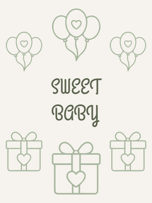 Custom Outdoor Foam Board Signs Sweet Baby