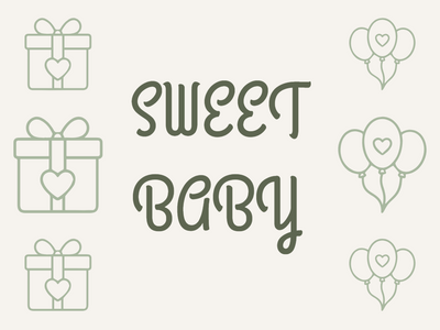 Custom Outdoor Foam Board Signs Sweet Baby