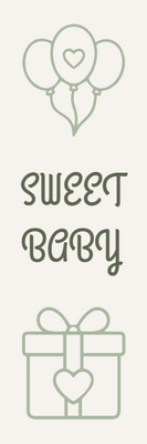 Custom Outdoor Foam Board Signs Sweet Baby