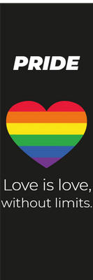 Custom Outdoor Foam Board Signs Pride Heart