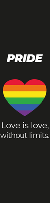 Custom Outdoor Foam Board Signs Pride Heart