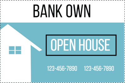Custom Outdoor Yard Signs Multiple Sizes Bank Owned