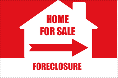 Custom Outdoor Yard Signs Multiple Sizes Home for Sale Foreclosure