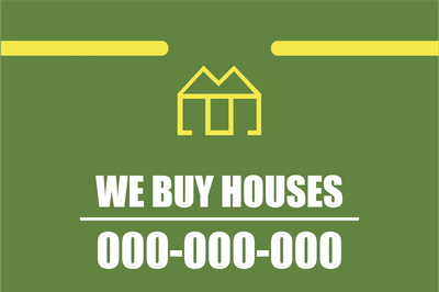 Custom Outdoor Yard Signs Multiple Sizes We Buy Houses