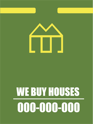 Custom Outdoor Yard Signs Multiple Sizes We Buy Houses