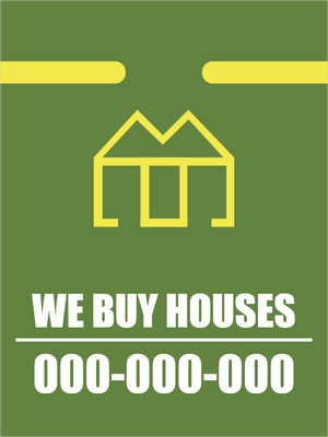 Custom Outdoor Yard Signs Multiple Sizes We Buy Houses