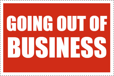 Custom Outdoor Yard Signs Multiple Sizes Going Out Of Business
