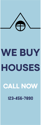 Custom Outdoor Yard Signs Multiple Sizes We Buy Houses