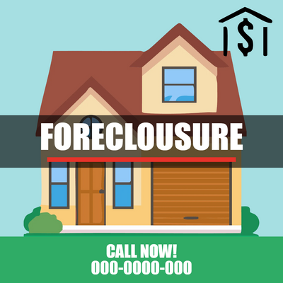 Custom Outdoor Yard Signs Multiple Sizes Foreclosure