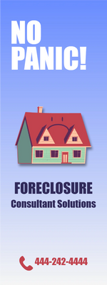 Custom Outdoor Yard Signs Multiple Sizes Notice of Foreclosure
