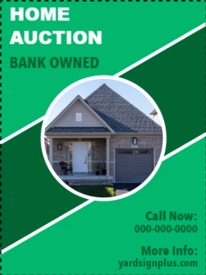Custom Outdoor Yard Signs Multiple Sizes Home Auction