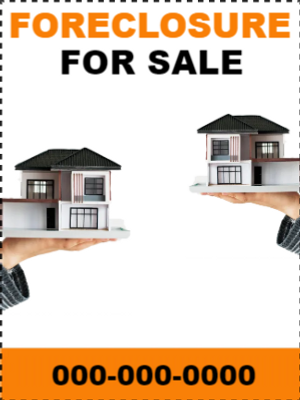 Custom Outdoor Yard Signs Multiple Sizes Foreclosure Dream House