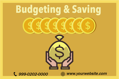Custom Outdoor Yard Signs Multiple Sizes Budgeting & Saving Dollars