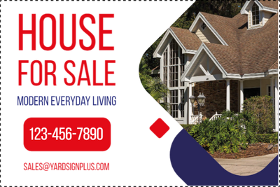Custom Outdoor Yard Signs Multiple Sizes House for Sale
