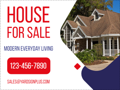 Custom Outdoor Yard Signs Multiple Sizes House for Sale