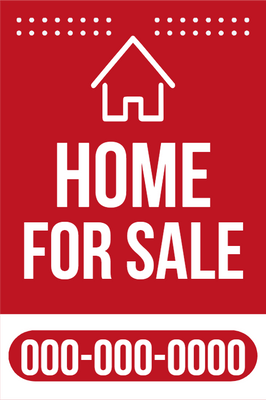Custom Outdoor Yard Signs Multiple Sizes Home for Sale