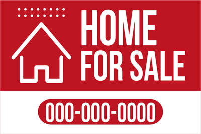 Custom Outdoor Yard Signs Multiple Sizes Home for Sale