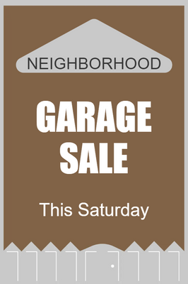 Custom Outdoor Yard Signs Multiple Sizes Garage Sale