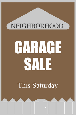 Custom Outdoor Yard Signs Multiple Sizes Garage Sale