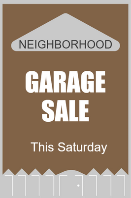 Custom Outdoor Yard Signs Multiple Sizes Garage Sale