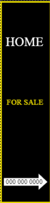 Custom Outdoor Yard Signs Multiple Sizes Home For Sale