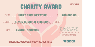 Custom Giant Check Multiple Sizes Charity Award