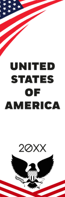 Custom Outdoor Yard Signs Multiple Sizes United States Of America