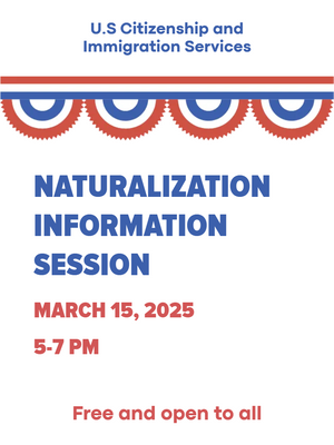 Custom Outdoor Yard Signs Multiple Sizes Naturalization Information Session