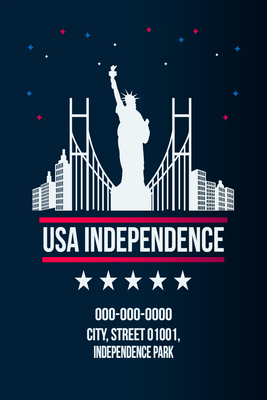Custom Outdoor Yard Signs Multiple Sizes USA Independence