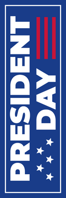 Custom Outdoor Yard Signs Multiple Sizes Happy Presidents Day