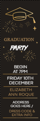 Custom Outdoor Yard Signs Multiple Sizes Graduation Party