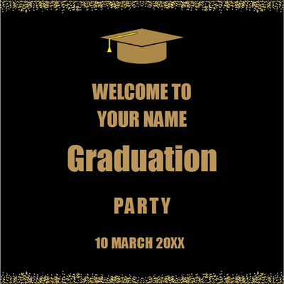 Custom Outdoor Yard Signs Multiple Sizes Graduation Party