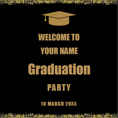 Custom Outdoor Yard Signs Multiple Sizes Graduation Party