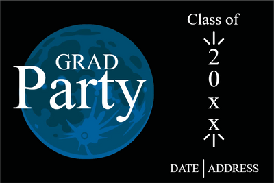 Custom Outdoor Yard Signs Multiple Sizes Grad Party