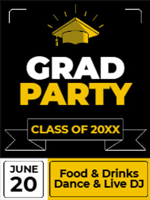 Custom Outdoor Yard Signs Multiple Sizes Graduation Party