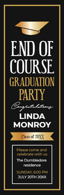Custom Outdoor Yard Signs Multiple Sizes End of Course