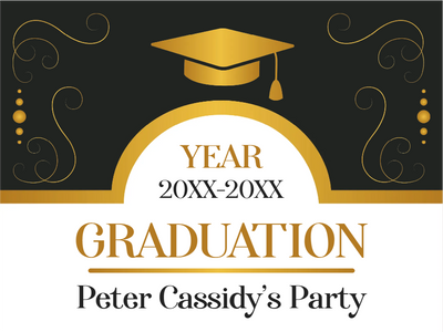 Custom Outdoor Yard Signs Multiple Sizes Year 20XX