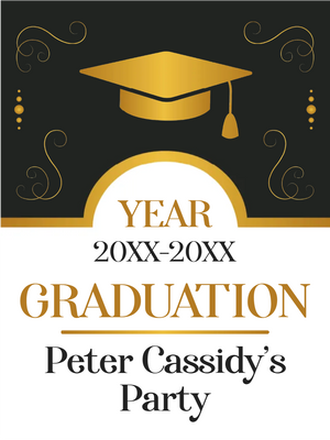 Custom Outdoor Yard Signs Multiple Sizes Year 20XX