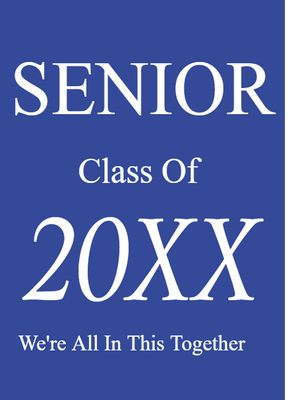 Custom Outdoor Yard Signs Multiple Sizes Senior Class