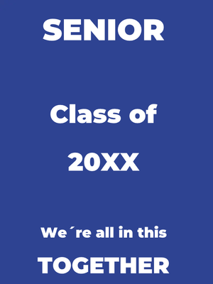 Custom Outdoor Yard Signs Multiple Sizes Senior Class