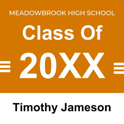 Custom Outdoor Yard Signs Multiple Sizes Class