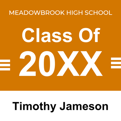 Custom Outdoor Yard Signs Multiple Sizes Class