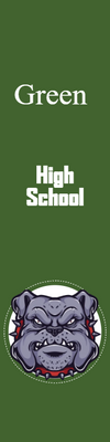 Custom Outdoor Yard Signs Multiple Sizes Green High School