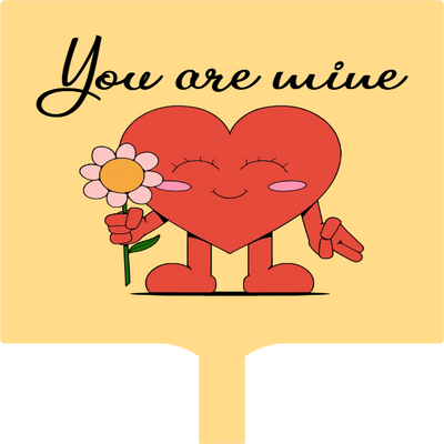 Custom Hand Fans Multiple Sizes You Are Mine
