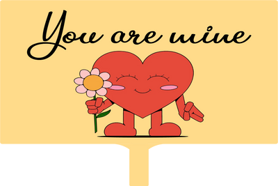 Custom Hand Fans Multiple Sizes You Are Mine