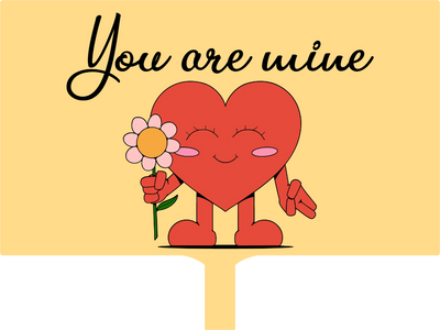 Custom Hand Fans Multiple Sizes You Are Mine