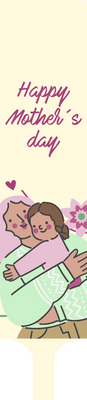 Custom Hand Fans Multiple Sizes Happy Mother's Day