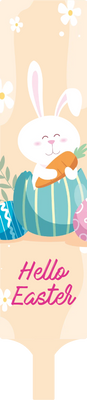 Custom Hand Fans Multiple Sizes Hello Easter