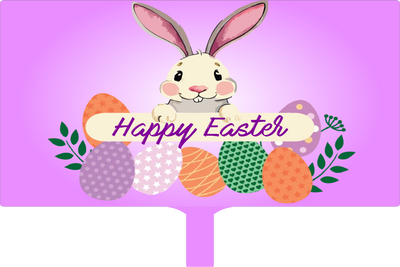 Custom Hand Fans Multiple Sizes Easter Purple