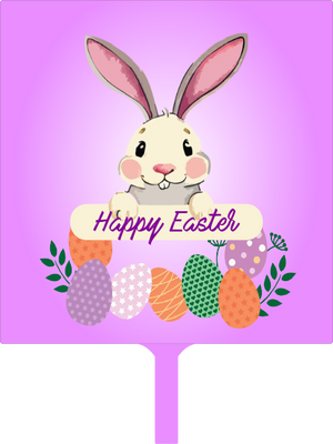 Custom Hand Fans Multiple Sizes Easter Purple